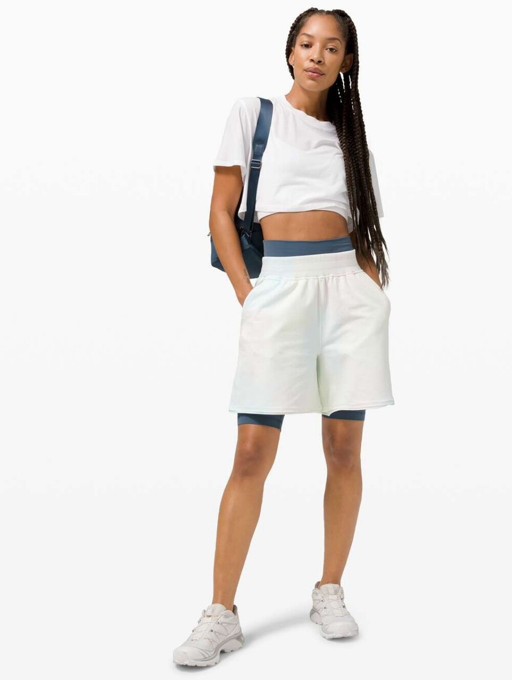 lululemon athletica LA All Yours Crop Hoodie & Shorts Set - Cotton Candy - Picture 6 of 13